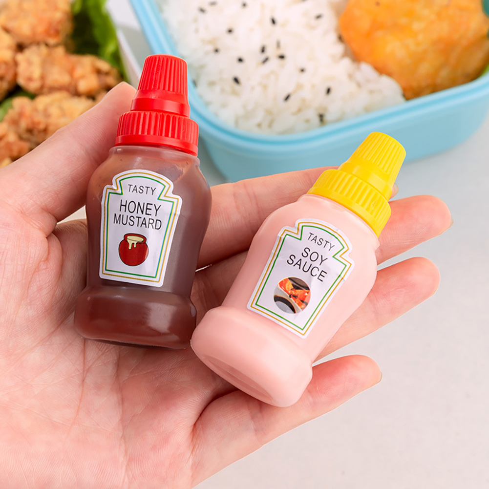 Condiments Squeeze Bottles For Ketchup, Mustard, Mayo, Dressing, Oil, Syrup, Vinegar, Sauces, Honey, Craft, Squirt Dispenser With Leak Proof Cap For Liquids- 12 Oz, BPA Free, 3 Pack, Red Yellow White