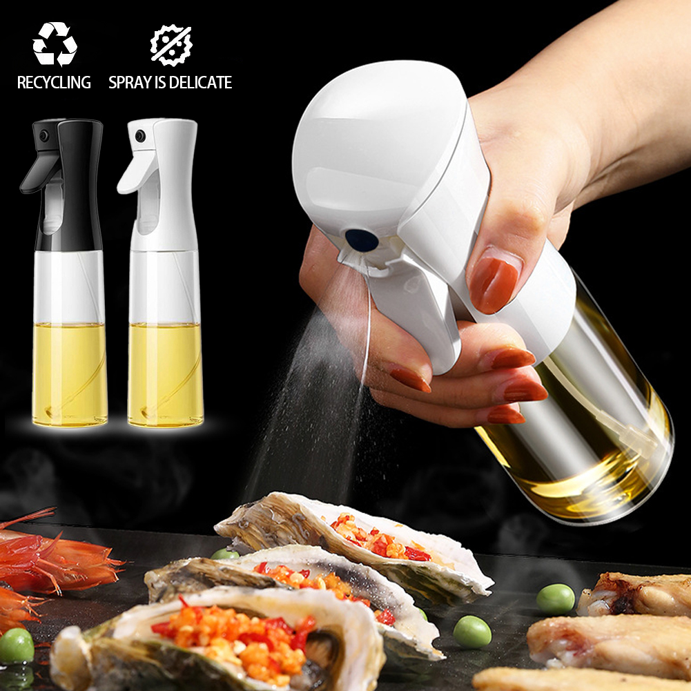 Oil Spray Bottle Outdoor Barbecue Olive Oil Sprayer Kitchen Oil Container with Spray 200ml - 1 Pcs