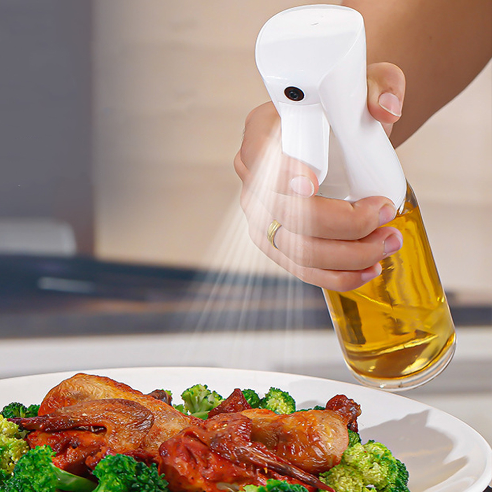Oil Spray Bottle Outdoor Barbecue Olive Oil Sprayer Kitchen Oil Container with Spray 200ml - 1 Pcs