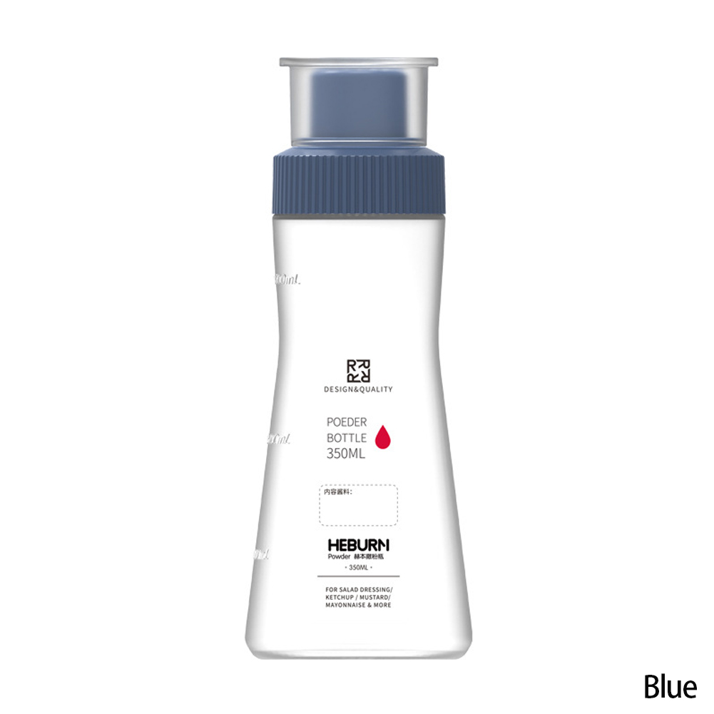 350Ml Kitchen Flour Squeeze Container With Lid Baking Sugar Powder Dinspenser Condiment Barbecue Seasoning Bottle Coffee Powder Storage Bottle