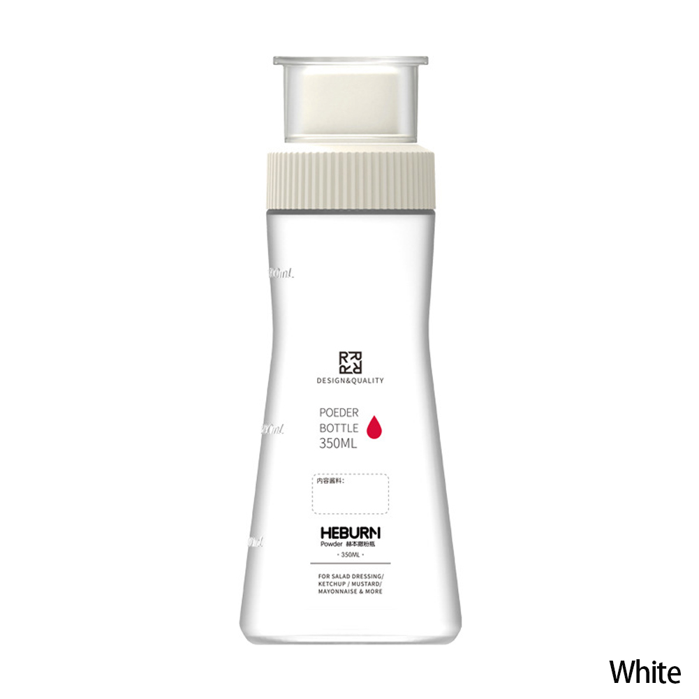 350Ml Kitchen Flour Squeeze Container With Lid Baking Sugar Powder Dinspenser Condiment Barbecue Seasoning Bottle Coffee Powder Storage Bottle